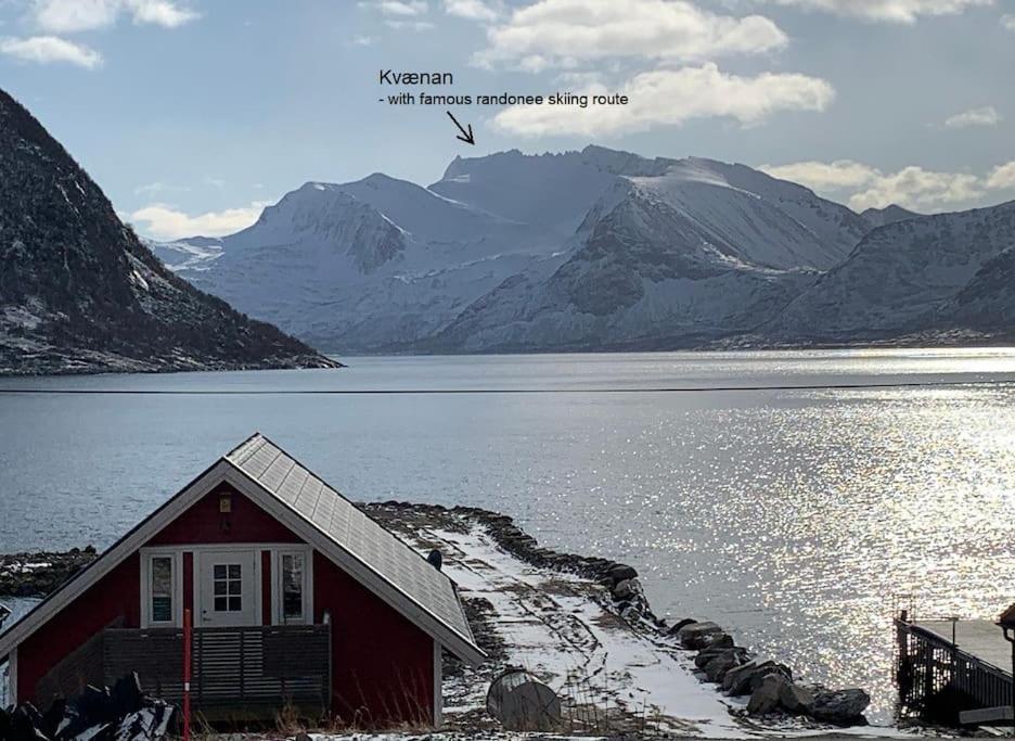 Leilighet I Rorbu Pa Kaldfarnes - Yttersia Senja Bagian luar foto
